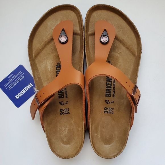 Birkenstock Gizeh Ginger Brown Sandals - Picture 2 of 7